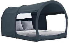 LEEDOR Bed Tent Dream Tents Bed Canopy Shelter Cabin Indoor Privacy Warm - Queen