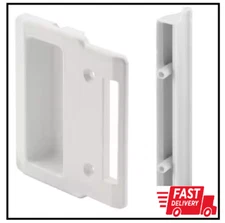 White Sliding Screen Door Pull Andersen Mounting holes are 2 1/8 in on center