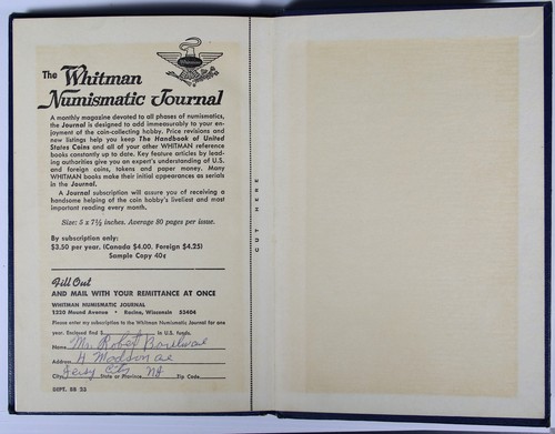 Vintage 1966 23rd Edition Handbook of United States Coins With Premium List - Picture 7 of 7