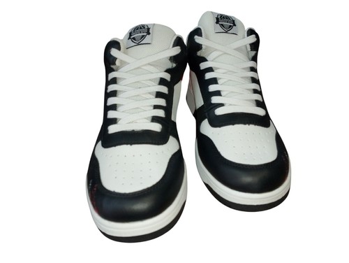 Scarpe Basket Lotto Rocket 1 Amf Mid Ragazzo in Pelle Bianco/rosso - Foto 3 di 5