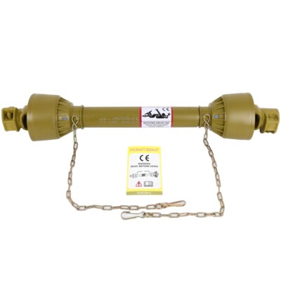 Tractor PTO Shaft Assembly Collapsed LOA 27 9/16'' (700 mm) 1 3/8'', 6 Spline