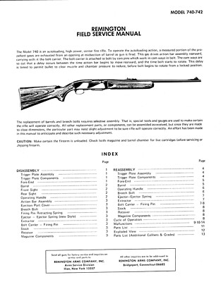 Remington Model 4, 742, 7400 disassembly notes Remington Model 4, 742, 7400 disassembly notes