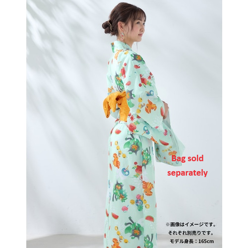 Pokemon Center Original Yukata & Obi SET Japanese Summer Kimono Festival 5~5.5ft - Picture 7 of 8