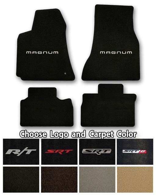 Dodge Magnum Velourtex Carpet Floor Mats Choice of Carpet Color & Logo