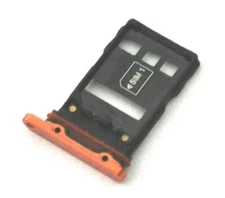OEM HUAWEI P30 PRO VOG-L04 ORIGINAL ORANGE NANO MEMORY SD SIM CARD HOLDER TRAY