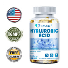 Hyaluronic Acid 850 mg Capsules - Supports Healthy Joints  Skin Care Supplement