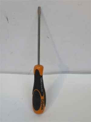 Beta 012900430, 4mm x 100mm Blade Slotted Screwdriver, 196mm OAL