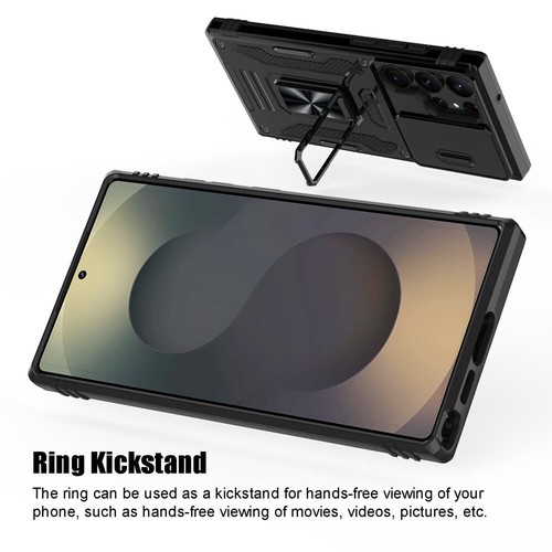 Samsung Galaxy S25 Ultra Hülle Stoßfest Ring Halter Ständer Schutzhülle - Bild 3 von 9