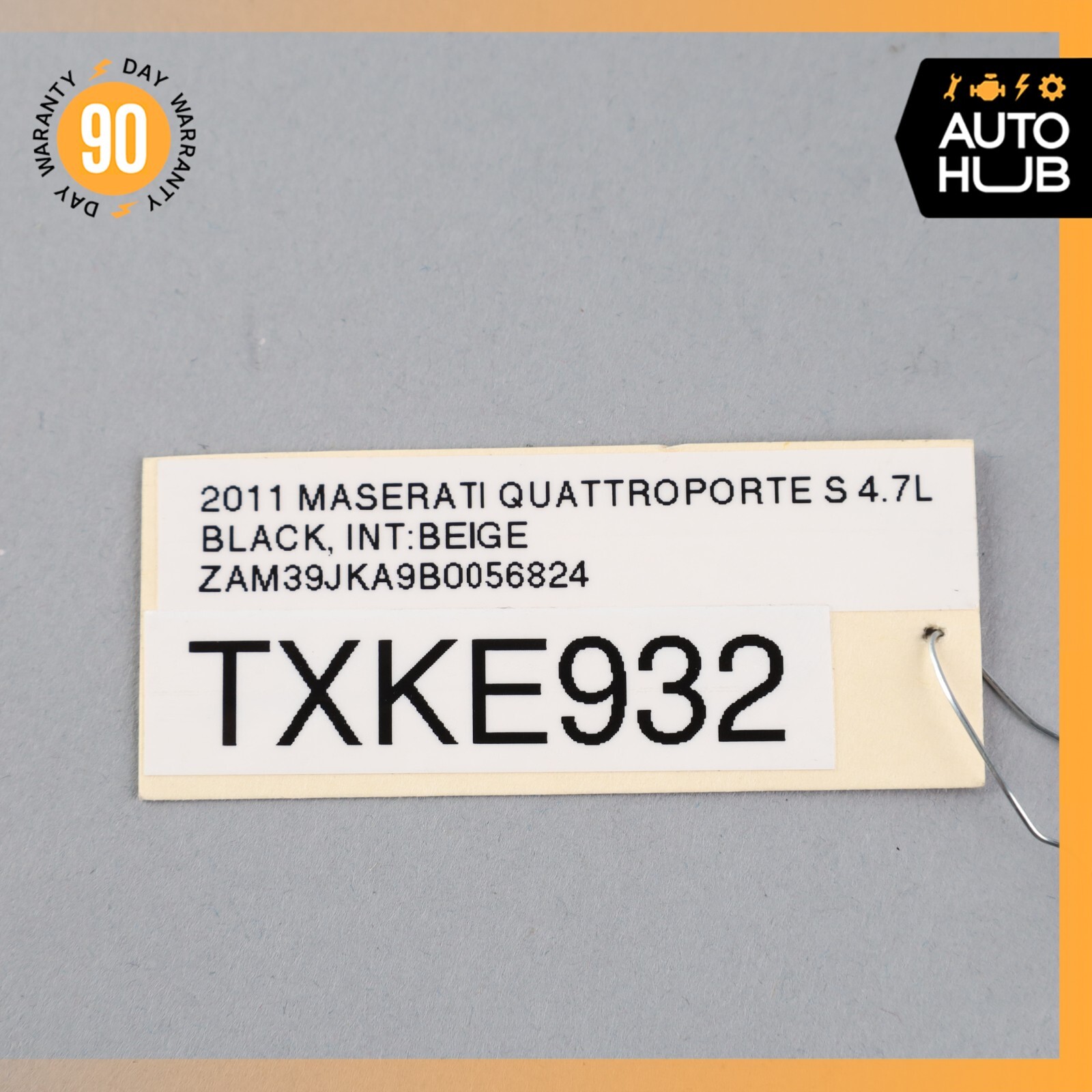 09-13 Maserati Quattroporte S M139 Rear Left or Right Side Seat Belt Black OEM