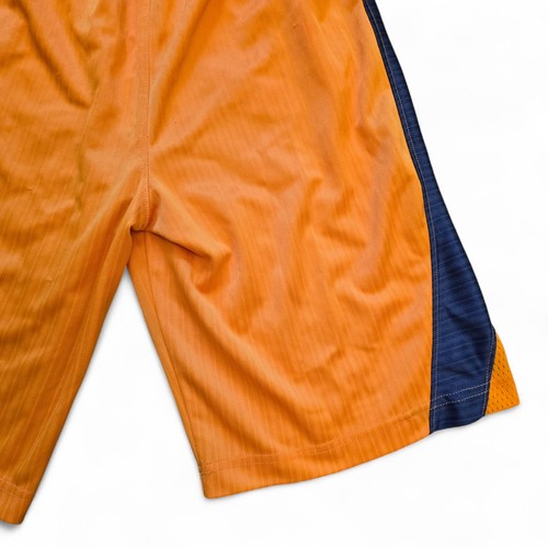 MTA Sport Boys Athletic Shorts L (12/14) Orange Gray Pockets Drawstring Elastic - Picture 5 of 9