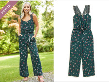 Matilda Jane Evergreen Dream Ruffle Jumpsuit Size M