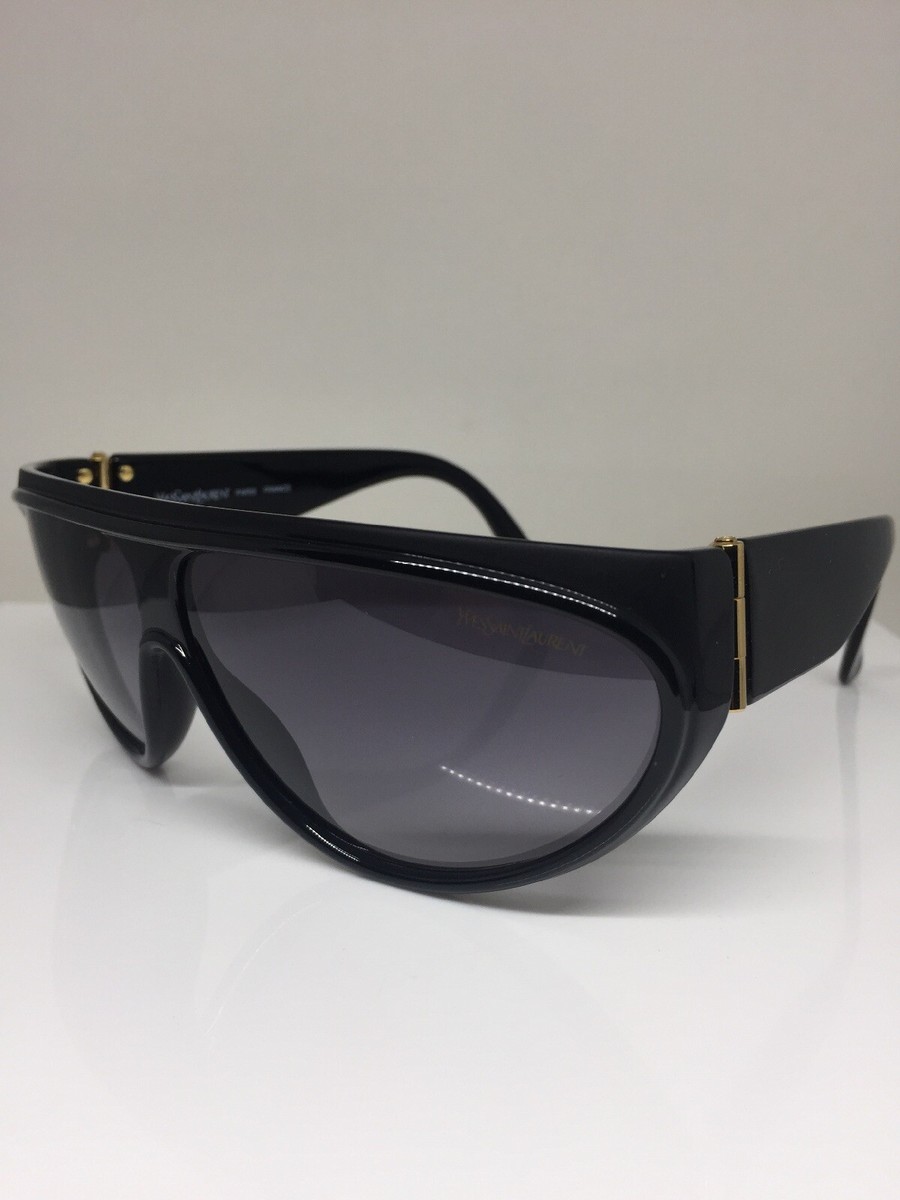 YSLページ② New Vintage Yves Saint Laurent YSL 8761-2 Y 59 Sunglasses Black