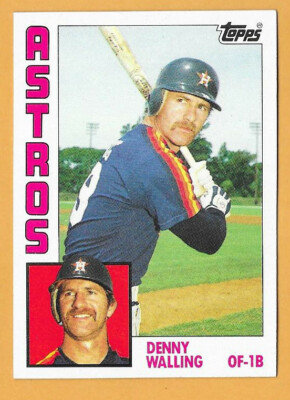 DENNY WALLING HOUSTON ASTROS #36 - TOPPS NM-MT 1984