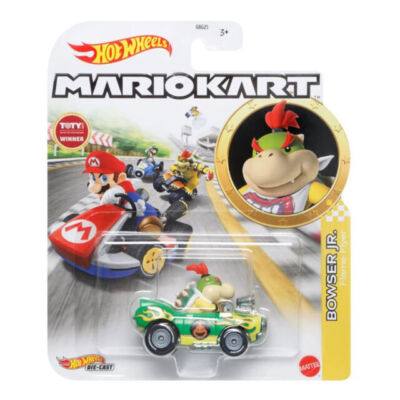 Hot Wheels Mario Kart - Bowser Jr Flame Flyer - Die-Cast Vehicle
