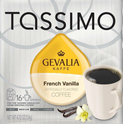 Lot 16 Tdisc Tassimo Gevalia French Vanilla Coffee Brew Roast Father Treat B0222