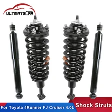 4Pcs Front+Rear Shocks Struts Absorbers ASSY For Toyota 4Runner FJ Cruiser 4.0L