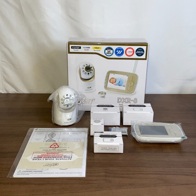 Infant Optics Dxr8 V1.3 Full Kit Baby Monitor Roundpin Charging Port