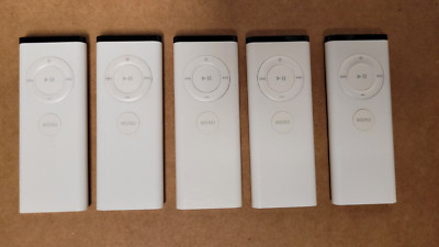 Lot of 5 Apple Remote Control A1156 For Mac Mini, iMac and MacBook Pro
