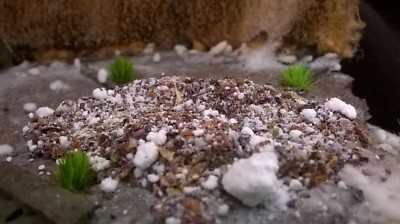 50g Leafy Snow Effect ~ Model Railway Scatter Grass Warhammer Christmas Dnd