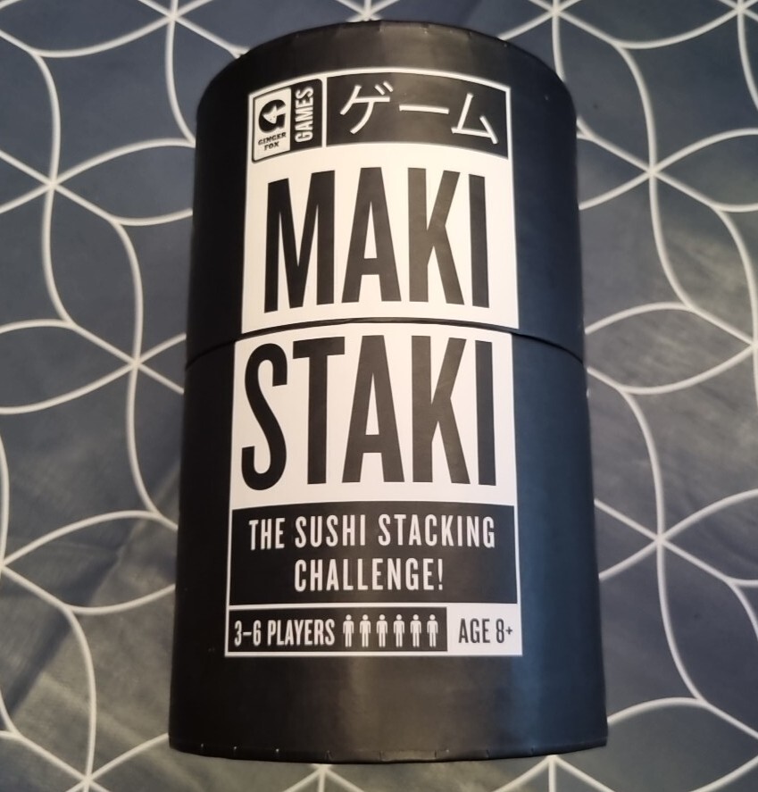 Ginger Fox Maki Staki Sushi Thema Kartenspiel für bis zu 6 Spieler Familie Brettspiele
