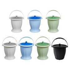 Spittoon Chamber Bucket with Lid Handle Bedpan for Adults Bedroom Women Men