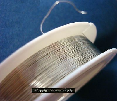 Craft wire 0.2mm 131 feet silver plt wire 32ga create wire wrapped jewelry PW115