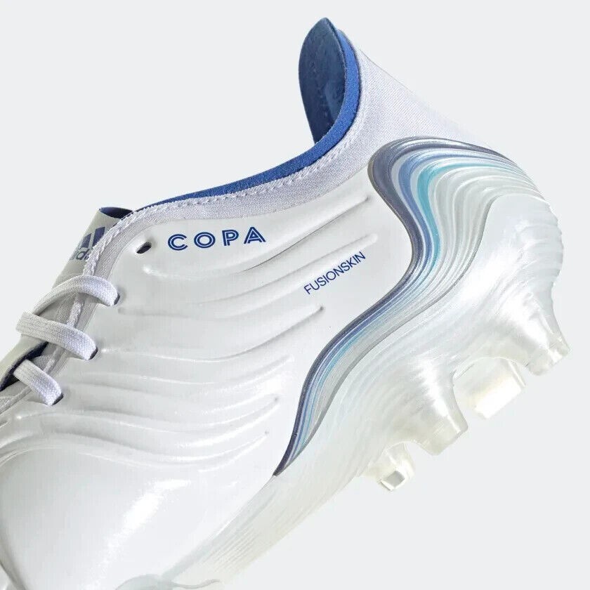 adidas Copa Sense.1 FG White-Blue New Soccer Shoes Unisex Size 7.5