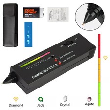Diamond Tester Selector Illuminated Jewelry Gemstone Testing Tool Kit Battery