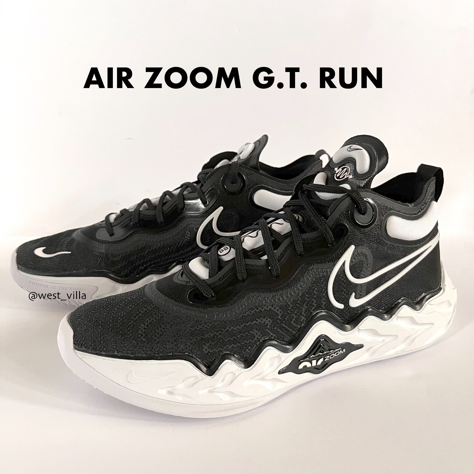 Nike Air Zoom GT Run TB 'Black White' Sneaker | Men's Size 14