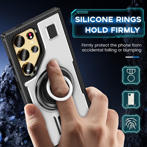 Ring Stand Rugged Case For Samsung Galaxy S25 S24 Ultra S23 S22 Shockproof Cover - Bild 80 von 82