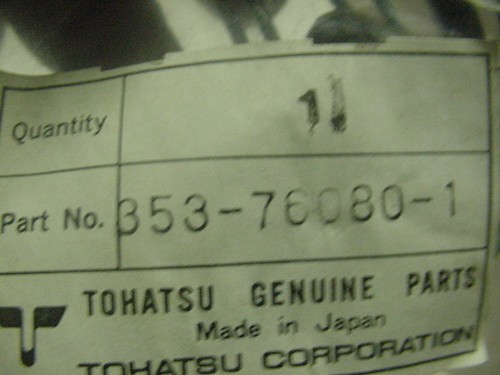 INTERRUPTOR DE SEGURIDAD NEUTRO TOHATSU NISSAN 353-76080-1 3A3760800M C70 - Imagen 3 de 3