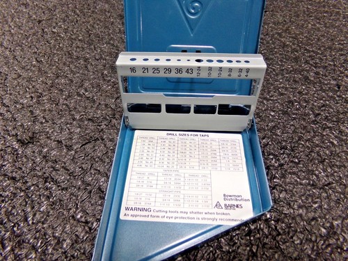 12 Piece Bowmalloy Quad-Cut Tap & Drill Set BOX ONLY No.- 20878 (TJ) - Picture 2 of 4