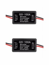 2pcs Flash Strobe Controller Box Flasher Module LED Brake Stop Light Tail Lamp