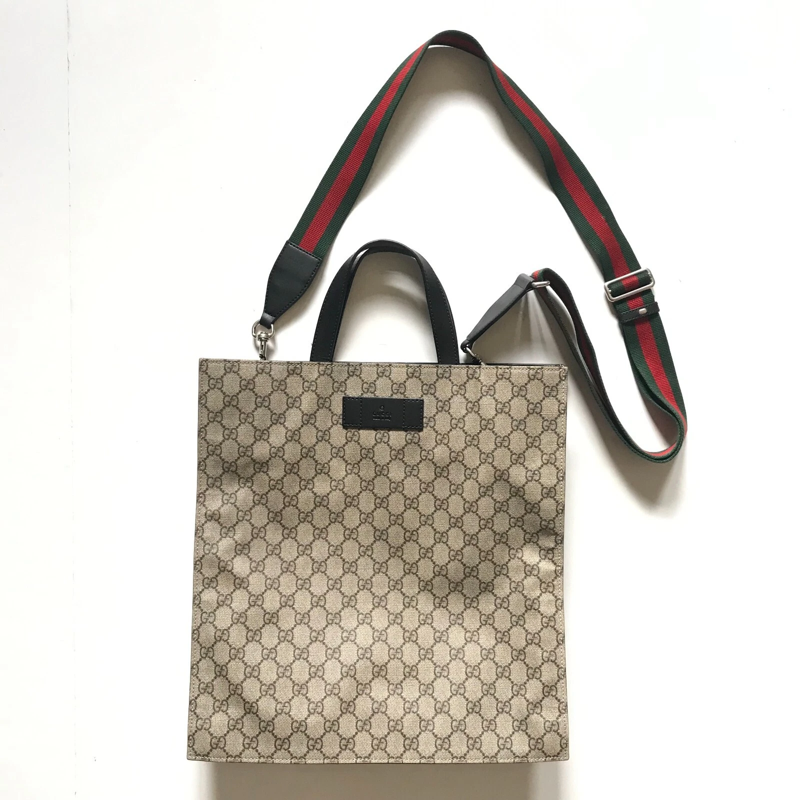 Borsa messenger Gucci Supreme GG logo borsa donna tela morbida convertibile