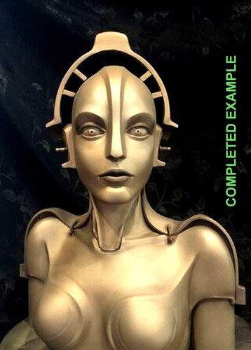Maria (Metropolis 1927) Unpainted Bust 1:2 Scale - 第 1/5 張圖片