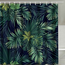 180CM Shower Curtain Waterproof Bathroom Curt...
