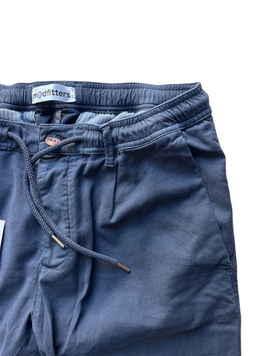 🔵Modfitters – Bristol Misto Lino MODPE23-201 DarkNavy Uomo New SS25 - Picture 2 of 4