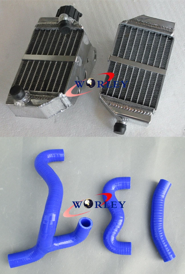 Radiador de aluminio + manguera para KTM 50 SX SXS MINI 50cc 49cc 2012-2017 13 NARANJA Foto 2 de 4