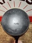 "Fully Restored" Erie Pre-Griswold #8 Cast Iron Skillet Frying Pan Seasoned 10"