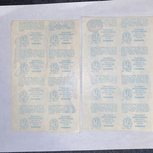 2 Vintage Barbie teilweise Stickerbögen Sammelalbum Planer Basteln Sticker - Bild 2 von 5
