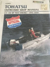 Clymer Repair/Service/Shop Manual Tohatsu 2.5 -140hp O/B 2-stroke 1992-00 B790