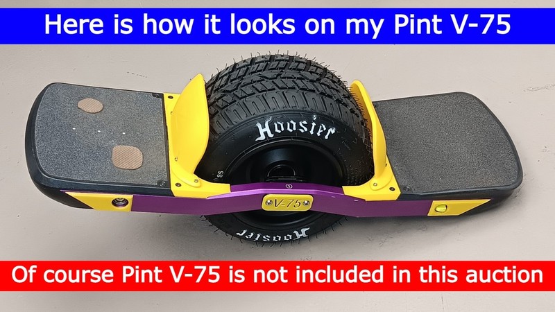 Onewheel Pint / X / S 3D Printed split mini fender for WTF rails only