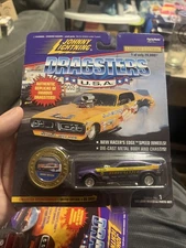 Johnny Lightning Dragsters USA - Barry Setzer - Purple MOC