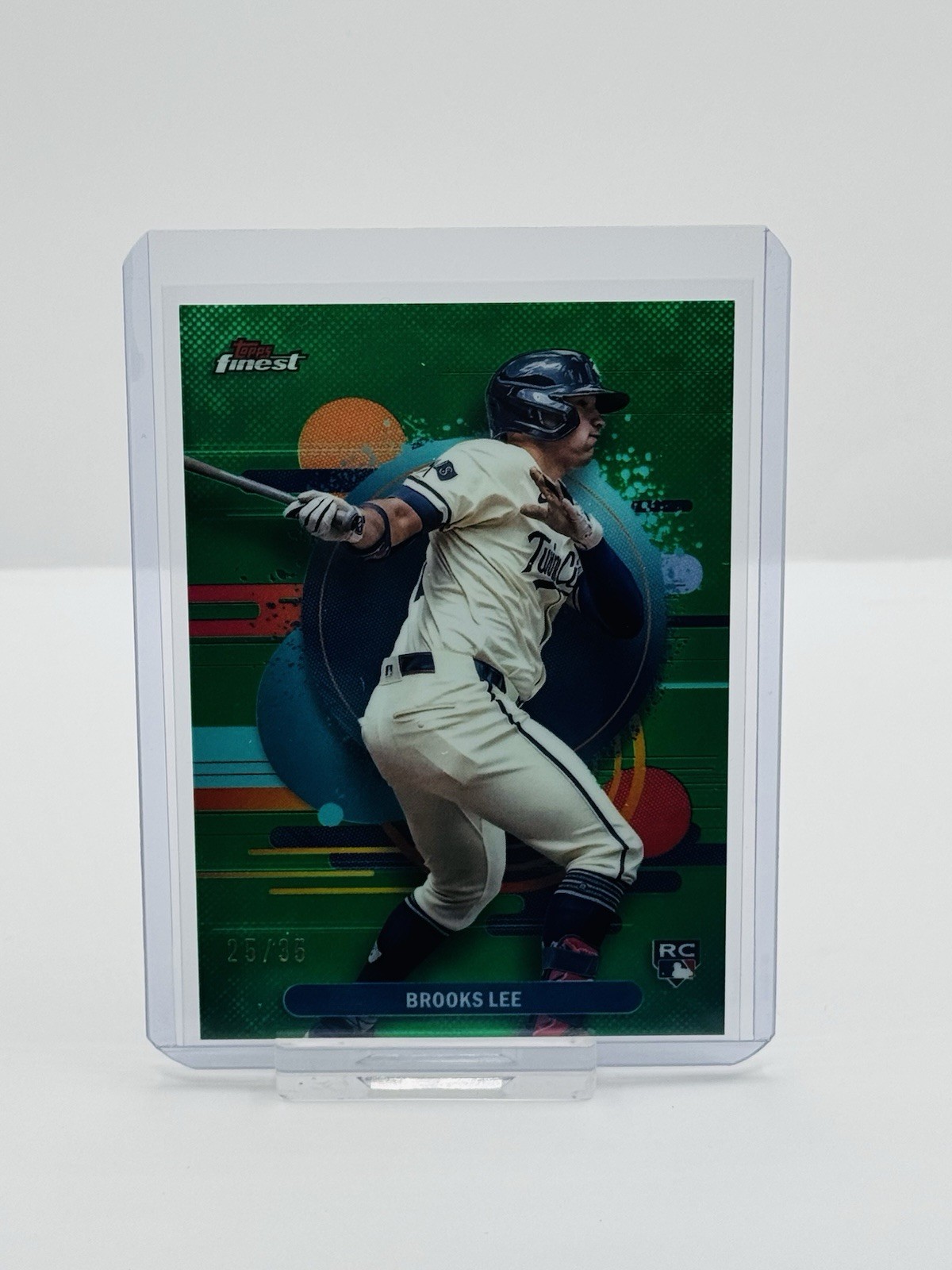 2025 Topps Finest BROOKS LEE RC Rookie Uncommon #163 - Green /35 🔥🔥