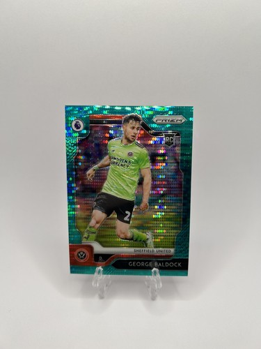 George Baldock Teal Pulsar RC /35 2019-20 Panini Prizm PL Sheffield United