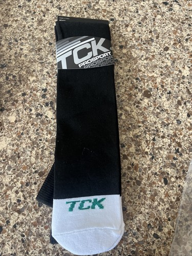 TCK Pro Sport Baseball Softball Football Soccer Knee High Socks Xlg New Black