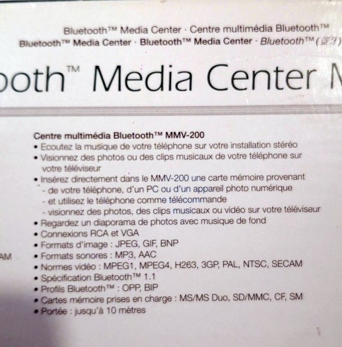 Centre multimédia Bluetooth MMV 200 Sony Ericsson - Photo 3/4