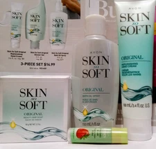 AVON 'SSS' ORIGINAL SCENT 4PC BATH SET - ALL NEW, SMELLS GREAT - BUY NOW!!
