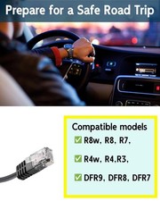 1.7m /5.57ft USB A to RJ11 Power Cord Compatible with Uniden Radar Detectors ...