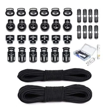 42 Pcs Cord Locks End Spring Toggle Stopper Zipper Pull Ends Fastener Buttons...